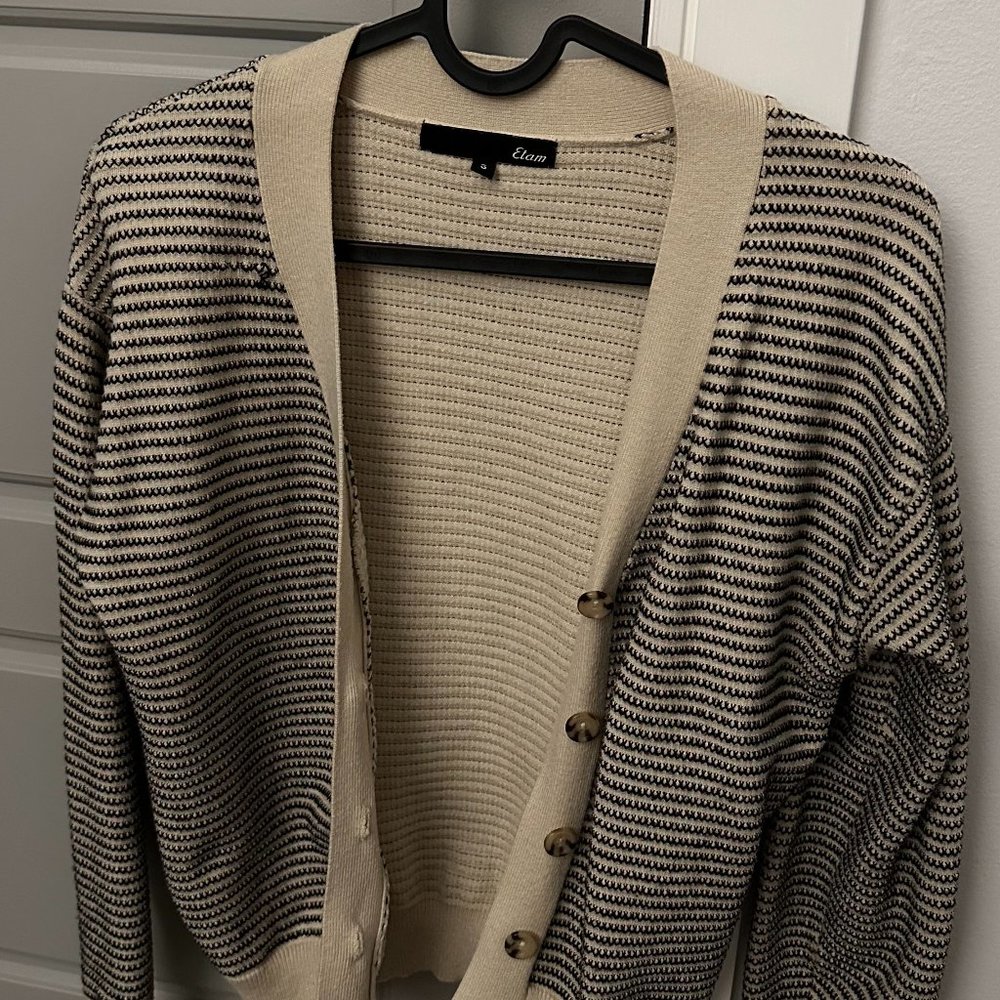Gilet beige et noir, Etam, S